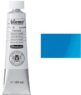 Schmincke – Norma® Professional - feinste Künstler-Ölfarben, Azurblau - 120 ml