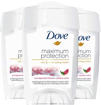Dove Maximum Protection Pomegranate & Lemon Verbena Anti-perspirant Cream Stick 3x 45 ml