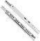 Mprofi MT® 2 X Coulisse Tiroir - Glissiere Pour Tiroir - 17mm X 278mm - Rail Tiroir Coulissant - Rail Coulissant - Acier Galvanisé Coulisse à Sortie Partielle (1 Paire)