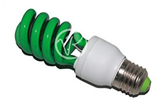 Lampadina basso consumo colore Verde 13w