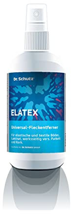 Dr. Schutz Elatex 200 ml | Universal Fleckenentferner für hartnäckige Flecken | Fleckenentferner für Kleidung, Möbel und Böden