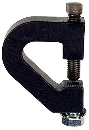 The Light Source Purlin Clamp, 1/2 Fasteners, Black Anodized