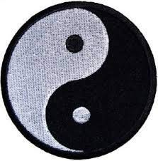 Playwell Arts Martiaux Écusson Brodé - Yin Yang Patch No 40