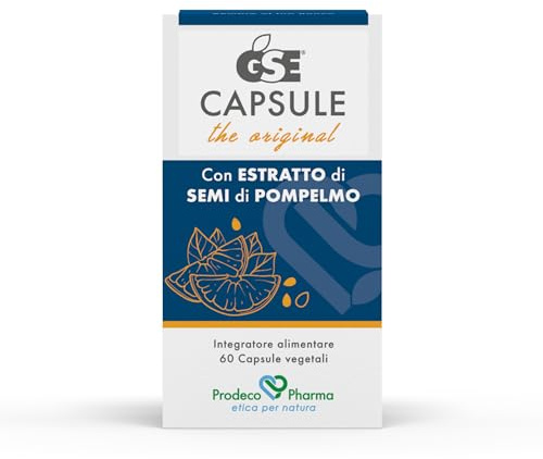 Prodeco Pharma GSE 60 Capsule - Integratore Alimentare in Capsule Vegetali a Base di Estratto di Semi di Pompelmo