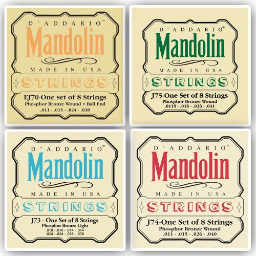 D'Addario J74 Phosphor Bronze Medium (.011-.040) Mandolin Strings
