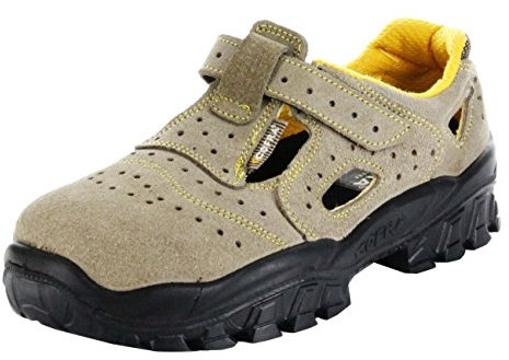 Cofra NT040-000.W43 NEW BRENTA S1 P SRC Sicherheitssandalen, Beige/Orange, Größe 43