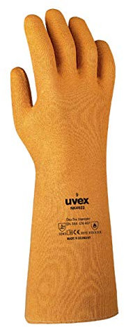 Uvex g_6020204_4048612008577 Nitril/Kevlar-HS,NK 4022,Gr.10, Orange, 10