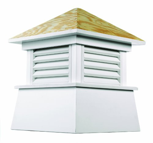 Good Directions Kent Vinyl Cupola with Wood Roof 18 x 22,White