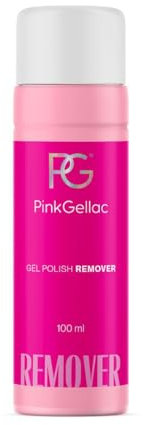 Pink Gellac Remover Vernis Semi Permanent 100 ml - Dissolvant Vernis Semi Permanent 100 - Acetone Ongle Semi Permanent - Dissolvant avec Acetone