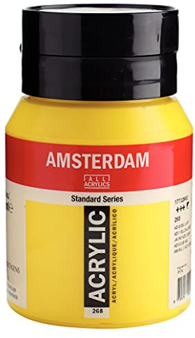 Amsterdam Standard Series Acrylic Jar 500 ml Azo Yellow Light 268 (17722682)