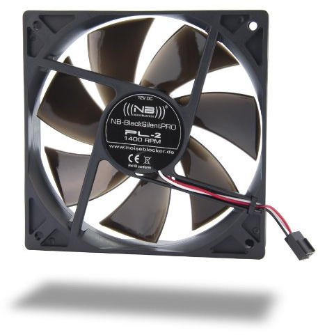 Noiseblocker BlackSilentPro PL-2 Axial Fan 120 x 120 x 125 mm