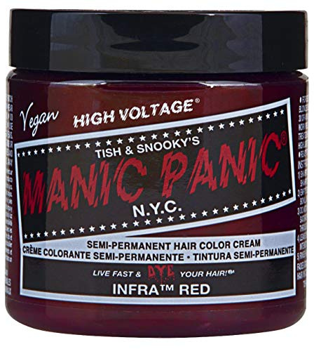 Manic Panic Infra Red Classic Cream Cruelty-Free Vegan Semi-Permanent Hair Colour, 2 x 118 ml