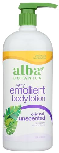 Alba Botanica Lotion Emollient Unscented, 32 Fl Oz