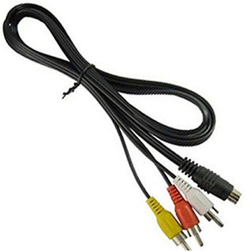 REY Cavo adattatore S-Video 7 Pin SVIDEO Maschio a 3RCA AV Maschio 1,5 Metri