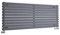 Milano Aruba Anthracite Horizontal Double Oval Panel Radiator - 590mm x 1790mm
