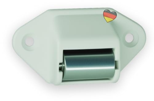 markiso® Rolladen Gurtführung, Gurtleitrolle für Rollladengurt bis 23mm | [Hergestellt in Deutschland]Stahlrolle inkl. Bürstendichtung in Handwerkerqualität | 1 Stück