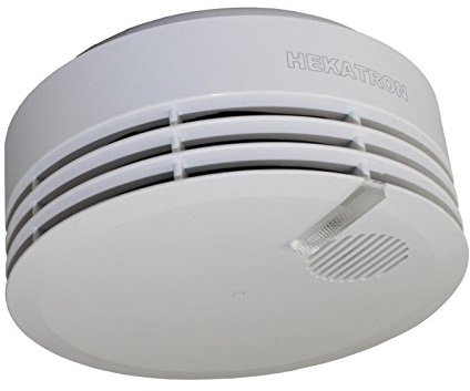 Hekatron Genius H – Rauchmelder 10 Jahre Batterie – Made in Germany – 1 Stück Neuauflage mit Klebepad