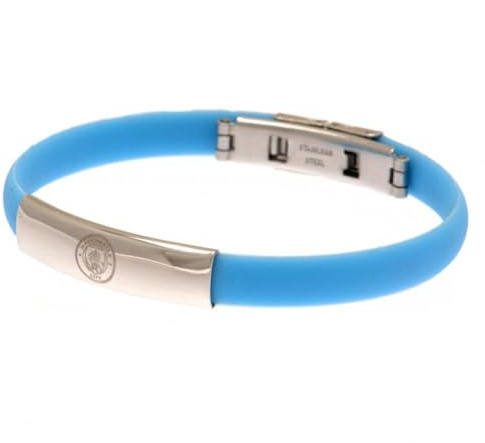 Manchester City F.C. Colour Silicone Bracelet Official Merchandise
