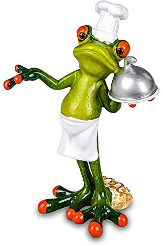 formano lustige Frösche Figur Koch Poly 17 cm