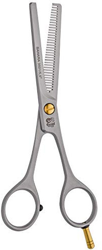 Cerena Modellierschere - Sahara 5.5 (14 cm) 36 Zähne | Friseurschere aus rostfreiem Edelstahl und mit einseitiger Zahnung - Made in Solingen, Germany