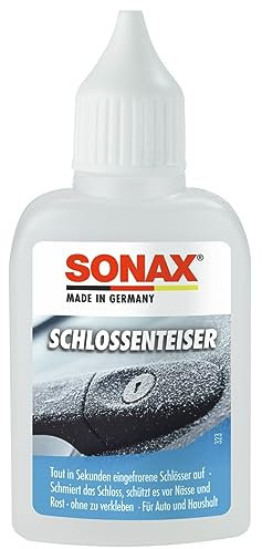 SONAX SchlossEnteiser Thekendisplay (50 ml) pflegt, schmiert und schützt vor Rost, Feuchtigkeit und Nässe - ohne zu verkleben | Art-Nr. 03315410