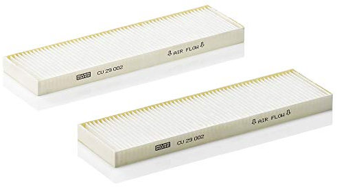MANN-FILTER CU 29 002-2 Innenraumfilter/Kabinenluftfilter (2er Set) - für Pkw + Transporter