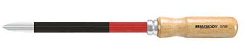 MATADOR 0788 0002 triangelformad ihålig skrapa, DIN 8350, 200 mm