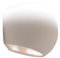 SOLLUX lighting Globe Applique murale en céramique | Design Moderne Très Polyvalent | Ampoule E27 Remplaçable, 1 x 60 W | Blanc, 18 x 11 x 14,5 cm