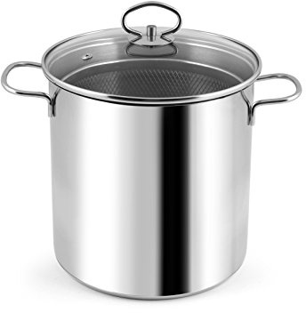 HOME Asparagera Couvercle en Acier Inoxydable Panier 20 Préparation des Aliments Ada