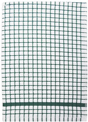 Samuel Lamont & Sons Poli-Dri Tea Towel Hunter Green, Size 50cm x 70cm, 100% Cotton Terry Towelling, Ultra-absorbent & Super Soft, Machine Washable, Green, One Size