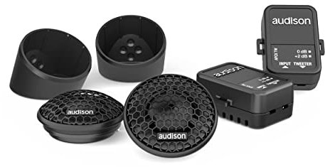 Audison AP 1 – 25-mm Tetolon-Kalottenhochtöner-Paar, 150W Peak, erweiterter Frequenzgang und optimierte Abstrahlcharakteristik