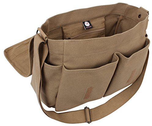 ROTHCO Vintage Washed Canvas Messenger Bag