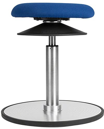 Ergo Pendelhocker Standard Stehhilfe Sitzhocker Höhenverstellbar ø 30 cm Blau
