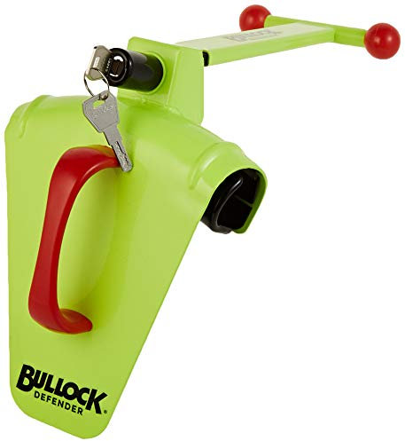 Bullock 146714 Antifurto Universale Defender, 2 chiavi, braccetto regolabile, giallo
