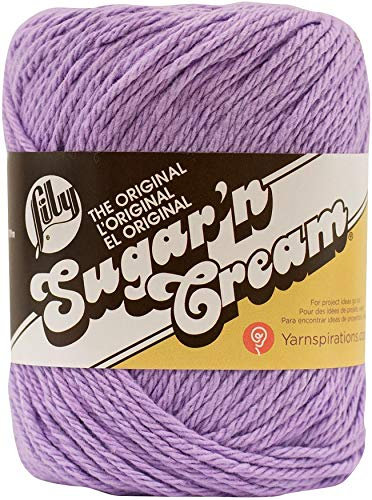 Lily Sugar 'N Cream Yarn -70.9g-Soft Violet