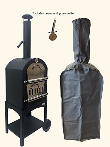 FORNO BUONO® NAPOLI OUTDOOR WOOD-FIRED/CHARCOAL FIRED PIZZA OVEN.- INCLUDES DELUXE COVER