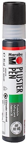 Marabu MR1803009, Pintura para Tejidos y Telas, Negro