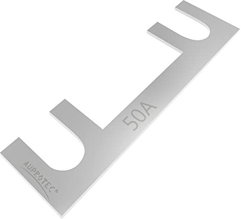 AUPROTEC Sicherungsstreifen Blattsicherung - Blechsicherung 30A - 150A Auswahl: 50A Ampere, 5 Stück