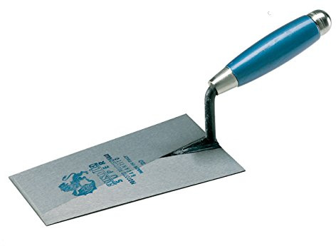 Ausonia - Cazzuola a punta quadra con calotta manico legno cm 23