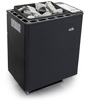 Eos 945485 Eos - Stufa da sauna combinata Anth.-Perle Bi-O Thermat 7,5 Kw,