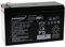 Powery Batería de Gel para SAI APC Back-UPS ES700