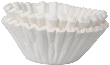 BUNN Commercial Tea & Paper Coffee Filters, 20138.1000 White, 1.5 Gallon, 500 count