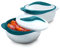Pinnacle Salatschüssel/Suppenschüssel, Servierschüssel, Salatschüssel mit Deckel, hervorragende Schüssel für Urlaub, Abendessen und Party, 2 Stück – Türkis