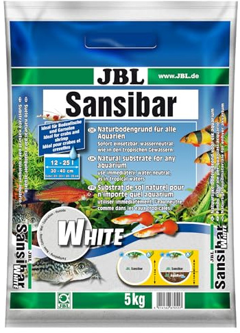 JBL Zansibar White 67055, botten vit för sötvattenakvarier, 5 kg