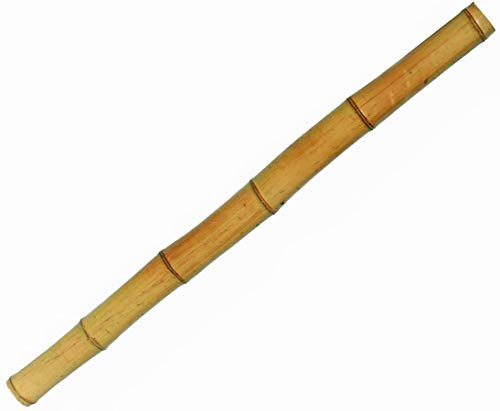 Cannes de bambou jaune, Bambou Moso, blanchi, diamètre : 4,5–6 cm, longueur 200 cm