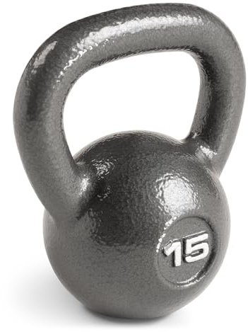 Marcy Hammertone Kettle Bell 6,8 kg. -Pesi di Allenamento HKB-015 Unisex, Nero, 7 kg