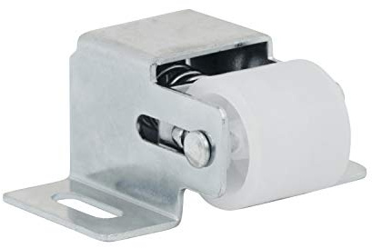 5 Pack Rok Hardware Heavy Duty Large Roller Catch Latch for Closet Doors and Cabinets, Zinc