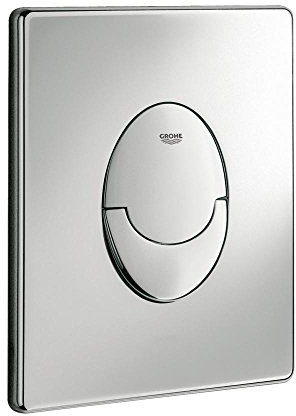 GROHE Skate Air - Abdeckplatte (wassersparend, 2-Mengen- und Start & Stopp-Betätigung, 156 x 197 mm), chrom, 38505000