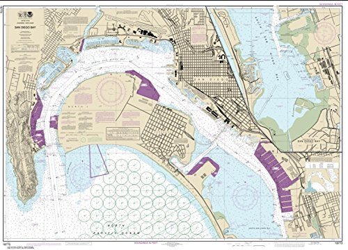 NOAA Chart 18773-San Diego Bay by East View Geospatial