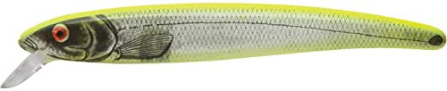 BOMBER Salzwasser-Köder, robust, Magnum Long-A, Silver Flash/Chartreuse, 17,8 cm